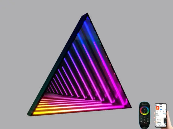 Octagon Infinity Mirror RGB Wall Lamp