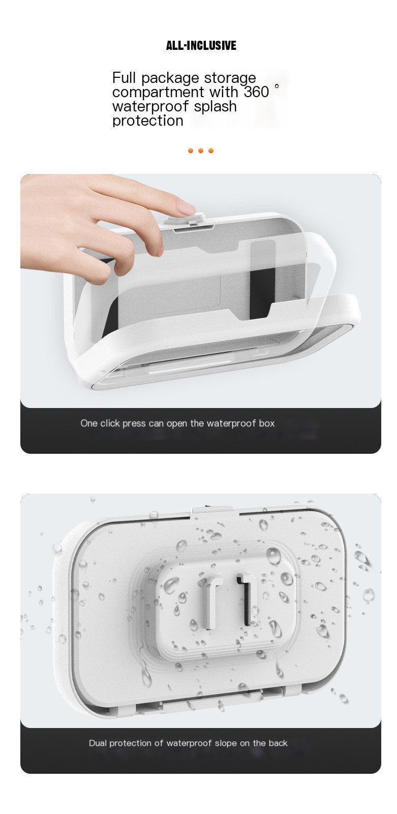 360-Degree Waterproof Phone Holder