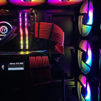 ATX Power Extension Cable with Nylon Braided Sleeve