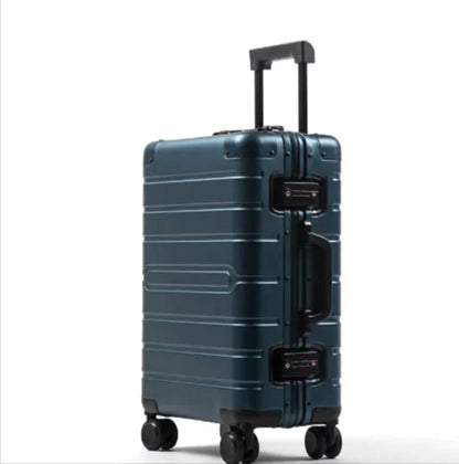 Aluminum Alloy Trolley Suitcase with Universal Wheels