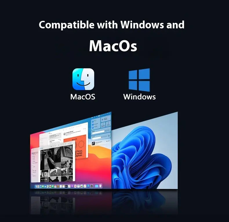 Portable Dual-Screen Laptop Display