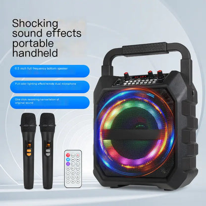 Portable Bluetooth Karaoke Microphone and Speaker System