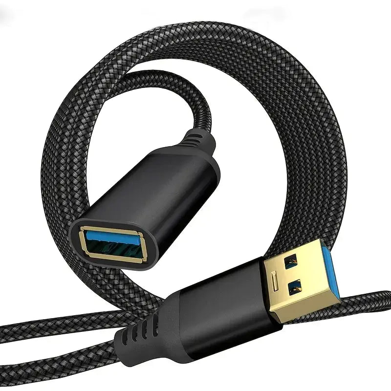 Nylon Braided USB 3.0 High-Speed Data Extension Cable