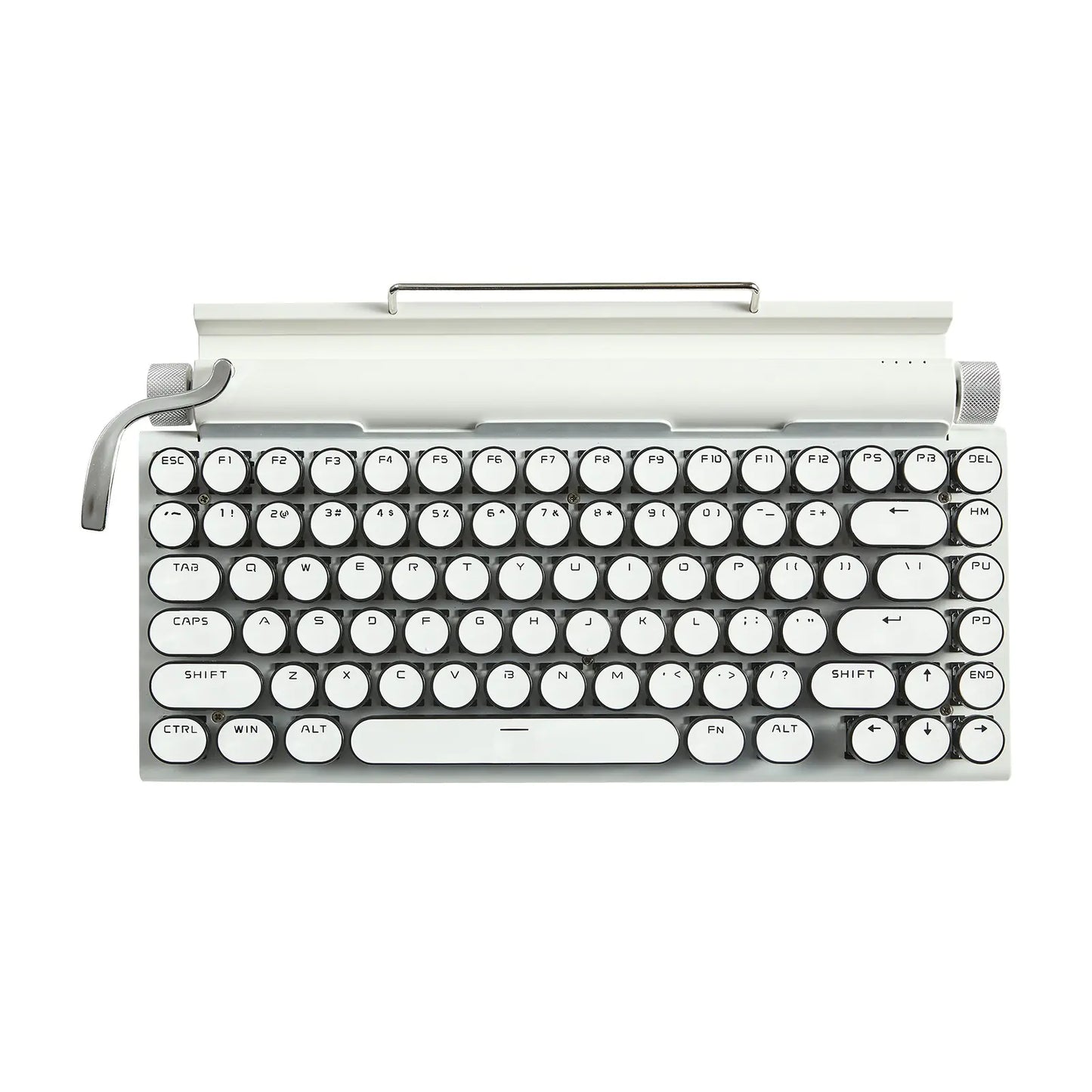 Retro Wireless Bluetooth Typewriter Keyboard with USB