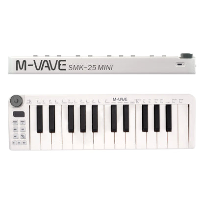 Wireless 25-Key MIDI Keyboard