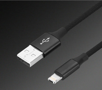 90-Degree USB Charging Cable for Apple & Android