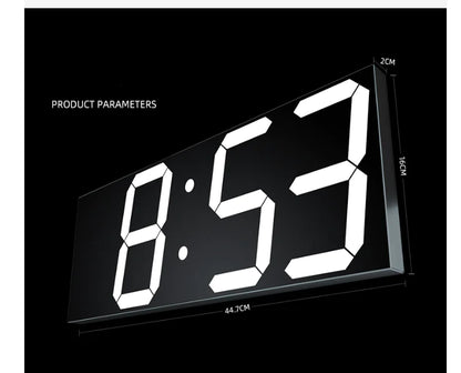 Modern Minimalist LED Wall Clock for Living Room