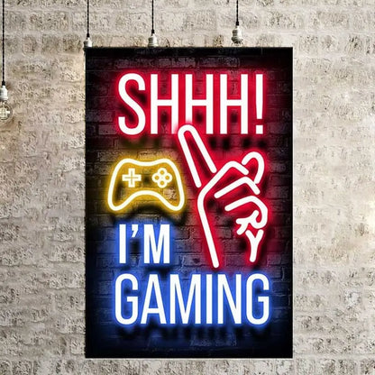I Am Gaming Canvas Painting - Wall Art for Home Decor