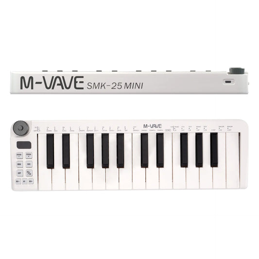 M-VAVE SMK-25mini Wireless 25-Key MIDI Keyboard