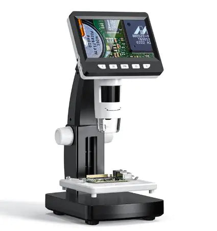 Digital Microscope with LCD Screen, 100X Magnification
