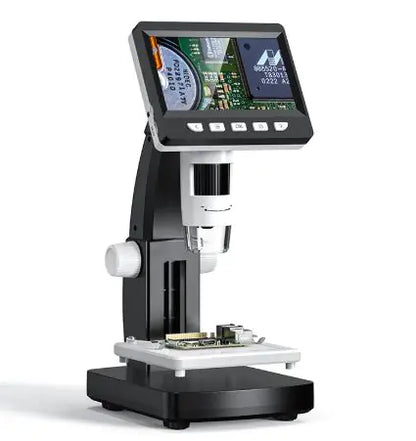 Digital Microscope with LCD Screen, 100X Magnification