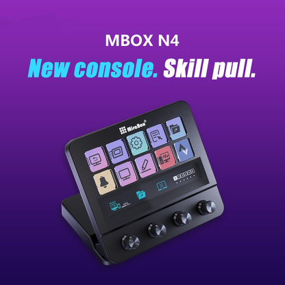 N4 Visual Programmable Keyboard with Four Knobs