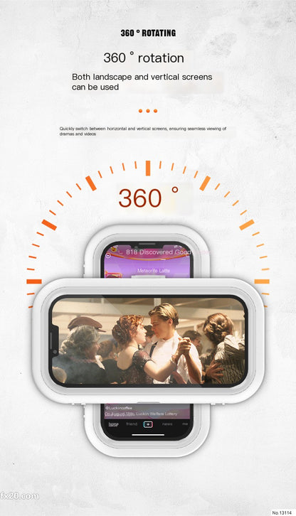 360-Degree Waterproof Phone Holder