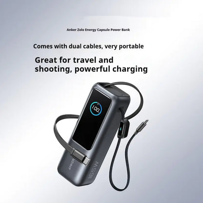 Two-wire Power Bank 25000mAh Fast Charging