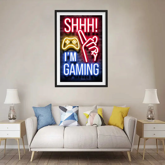 I Am Gaming Canvas Painting - Wall Art for Home Decor