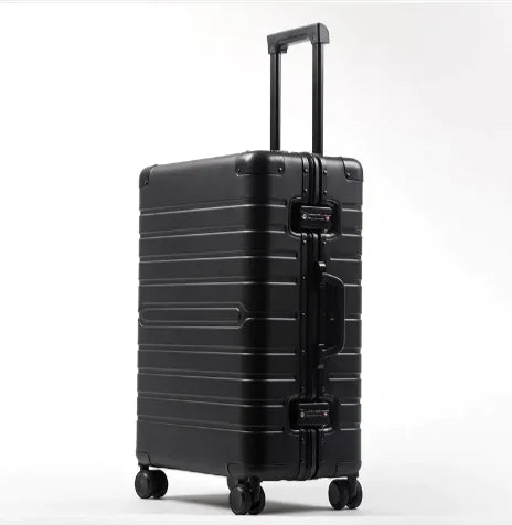 Aluminum Alloy Trolley Suitcase with Universal Wheels