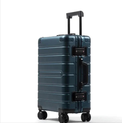 Aluminum Alloy Trolley Suitcase with Universal Wheels