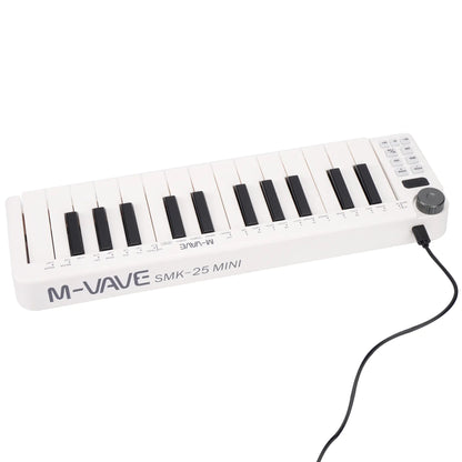 Wireless 25-Key MIDI Keyboard