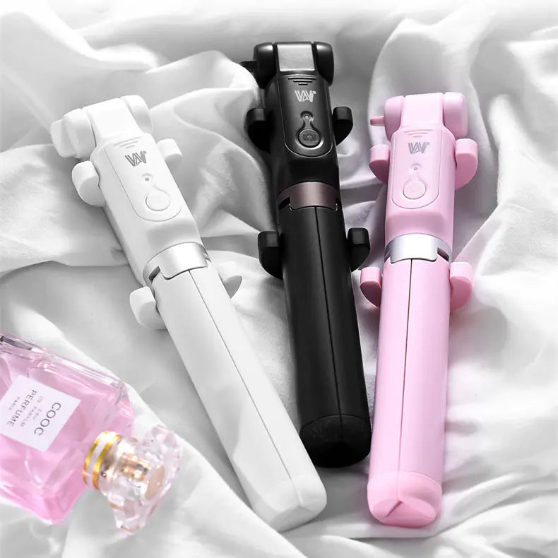 Foldable Bluetooth Selfie Stick and Tripod for Phones