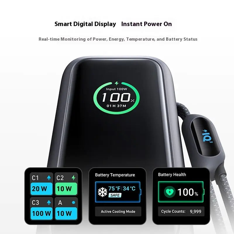 Two-wire Power Bank 25000mAh Fast Charging